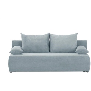 Schlafsofa Libia - türkis/petrol - Materialmix - 200 cm - 90 cm - 91 cm | Möbel Kraft