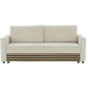 Schlafsofa mit Schlaffunktion Roma ¦ beige ¦ Maße (cm): B: 232 H: 95 T: 102