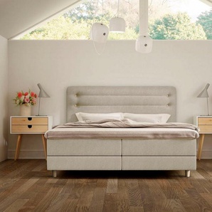 Schlaraffia Boxspringbett Fidelio, inkl. BULTEX® Topper, Holzfuß in Eiche