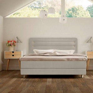 Schlaraffia Boxspringbett Fidelio, inkl. BULTEX® Topper, Holzfuß in Eiche