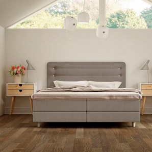 Schlaraffia Boxspringbett Fidelio, inkl. BULTEX® Topper, Holzfuß in Eiche