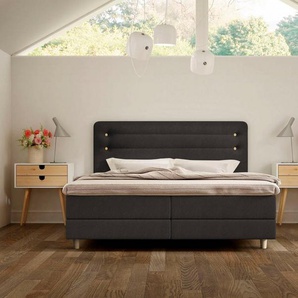 Schlaraffia Boxspringbett Fidelio, inkl. BULTEX® Topper, Holzfuß in Eiche