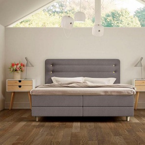 Schlaraffia Boxspringbett Fidelio, inkl. BULTEX® Topper, Holzfuß in Eiche