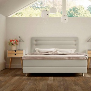 Schlaraffia Boxspringbett Fidelio, inkl GELTEX® Next Topper, Holzfuß in Eiche