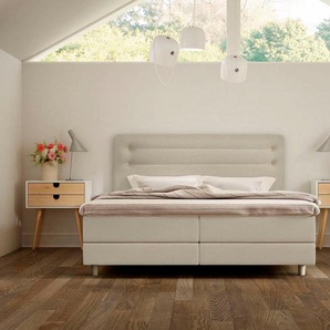 Schlaraffia Boxspringbett Fidelio, inkl GELTEX® Next Topper, Holzfuß in Eiche