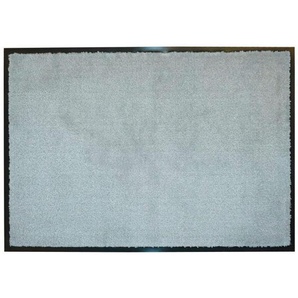 Schöner Wohnen FUßMATTE Miami, Grau, Textil, Uni, rechteckig, 67x150 cm, Bsci, rutschfest, schmutzabweisend, Teppiche & Böden, Fuß & Stufenmatten, Fußmatten