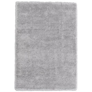 Schöner Wohnen Hochflorteppich Savage, Silber, Textil, Uni, rechteckig, 80x150 cm, Bsci, Oeko-Tex® Standard 100, für Fußbodenheizung geeignet, antistatisch, pflegeleicht, Teppiche & Böden, Teppiche, Hochflorteppiche & Shaggys