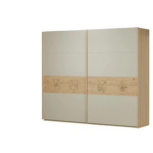 SCHÖNER WOHNEN Kollektion Schwebetürenschrank  Multiline ¦ beige ¦ Maße (cm): B: 270,6 H: 230 T: 68