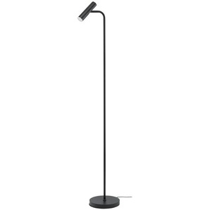 SCHÖNER WOHNEN LED-Stehleuchte, 1-flammig, schwarz - schwarz - Materialmix - 154 cm - [15.0] | Möbel Kraft
