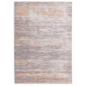 Schöner Wohnen Webteppich Charme, Braun, Beige, Textil, Streifen, rechteckig, 133x185 cm, für Fußbodenheizung geeignet, antistatisch, pflegeleicht, Teppiche & Böden, Teppiche, Webteppiche