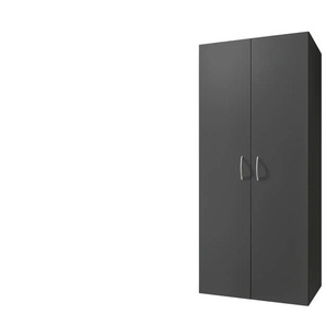 Schrank 2-türig Multischrank-System | grau | 70 cm | 185 cm | 40 cm |