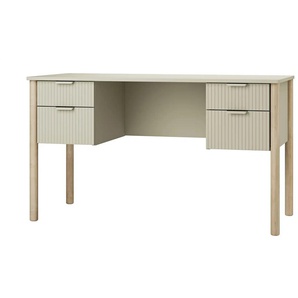 Schreibtisch  Miloo ¦ beige ¦ Maße (cm): B: 62,5 H: 75