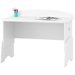 Schreibtisch  Nordic White ¦ weiß ¦ Maße (cm): B: 120 H: 76,6 T: 57,4