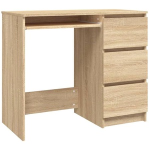 Schreibtisch Sonoma-Eiche 90x45x76 cm Holzwerkstoff Vidaxl