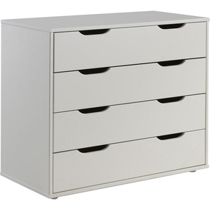 Schubkastenkommode VIPACK Pino Sideboards Gr. B/H/T: 88,5cm x 72cm x 43,3cm, 4 St., weiß