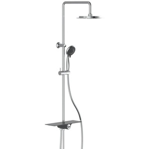 Schütte Brausegarnitur Aquastar, Höhe 113 cm, Regendusche ohne Armatur, Duschsystem mit Ablage, mit 5 Funktionen