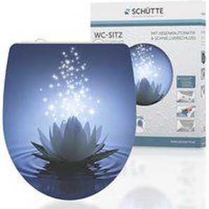 Schütte - Duroplast hg WC-Sitz water lily, mit Absenkautomatik und Schnellverschluss