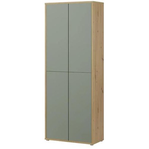 Mehrzweckschrank - grün - Materialmix - 74,3 cm - 192 cm - 34,8 cm | Möbel Kraft