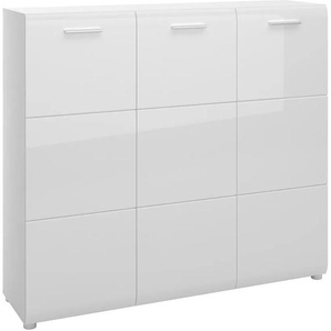 Schuhkommode LIVING CHARM Merano Sideboards Gr. B/H/T: 134,8cm x 120cm x 36cm, weiß Breite ca. 135 cm