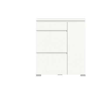 Primo Schuhschrank - weiß - Materialmix - 95 cm - 109 cm - 27 cm | Möbel Kraft