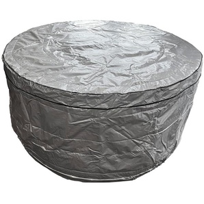 Schutzplane AMERICAN SPA Alaska, silber (silberfarben), B:203cm H:100cm L:203cm, Polyester, Planen, Ø: 203 cm