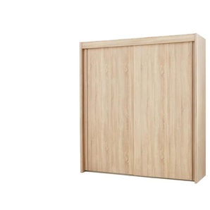 Schwebetürenschrank 2-türig Regent ¦ holzfarben ¦ Maße (cm): B: 151 H: 223 T: 65