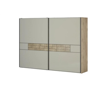 Schwebetürenschrank 2-türig Treviso - beige - Materialmix - 250 cm - 217 cm - 67 cm | Möbel Kraft