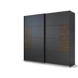 Schwebetürenschrank Barea | schwarz | 226 cm | 210 cm |