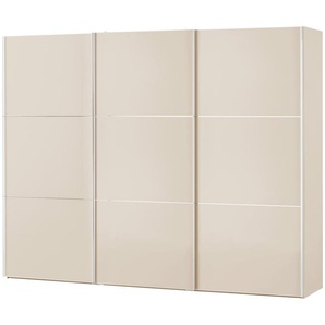 Schwebetürenschrank - beige - Materialmix - 298 cm - 222 cm - 68 cm | Möbel Kraft