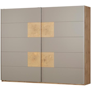 Schwebetürenschrank - grau - Materialmix - 270 cm - 225 cm - 60 cm | Möbel Kraft