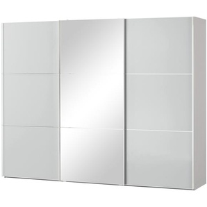 Schwebetürenschrank - grau - Materialmix - 280 cm - 222 cm - 68 cm | Möbel Kraft