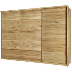 Schwebetürenschrank - holzfarben - Materialmix - 285 cm - 209 cm - 70 cm | Möbel Kraft