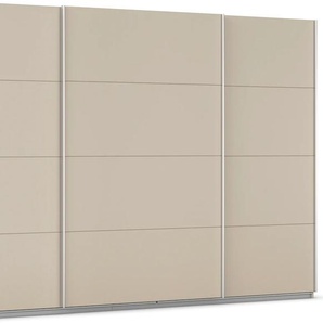 Schwebetürenschrank RAUCH Kleiderschrank Schrank Garderobe AGORDO mit Dekor- oder Hochglanzfront Schränke Gr. B/H/T: 315cm x 210cm x 62cm, 3 St., beige (champagner) durchdachte Innenausstattung, in 4 Breiten und 2 Höhen MADE IN GERMANY