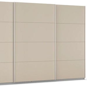 Schwebetürenschrank RAUCH Kleiderschrank Schrank Garderobe AGORDO mit Dekor- oder Hochglanzfront Schränke Gr. B/H/T: 360cm x 210cm x 62cm, 3 St., beige (champagner) durchdachte Innenausstattung, in 4 Breiten und 2 Höhen MADE IN GERMANY