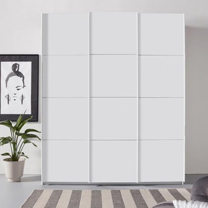 Schwebetürenschrank RAUCH Kleiderschrank Schrank Garderobe TOPSELLER OTELI inkl. Inneneinteilung Schränke Gr. B/H/T: 203cm x 229cm x 62cm, weiß mit 3 Innenschubladen sowie zusätzlichen Einlegeböden MADE IN GERMANY