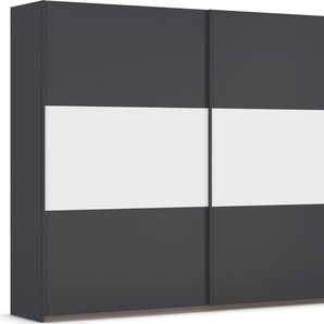 Schwebetürenschrank RAUCH Neo Schränke Gr. B/H/T: 261cm x 210cm x 59cm, 2 St., grau (graumetallic/alpinweiß) mit großzügigem Stauraum und vielfältigen Farbkombinationen