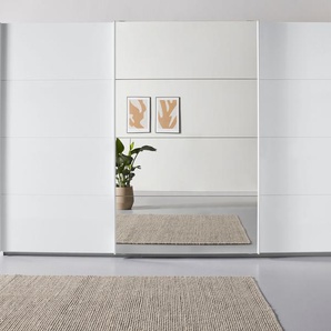 Schwebetürenschrank RAUCH Kleiderschrank Schrank Garderobe TOPSELLER OTELI inkl. Inneneinteilung Schränke Gr. B/H/T: 360cm x 210cm x 62cm, weiß mit 3 Innenschubladen sowie zusätzlichen Einlegeböden MADE IN GERMANY