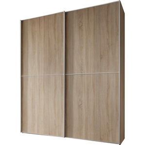 Schwebetürenschrank STAUD Sinfonie Plus, edles Design in hochwertiger Qualität, Made Germany Schränke Gr. B/H/T: 188cm x 222cm x 68cm, Classic, 2 St., braun (sonoma eiche) Mit vier verschiedenen Ausstattungsvarianten