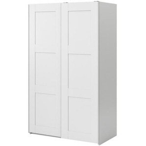 Schwebetürenschrank Verona | weiß | 122 cm | 201 cm | 61 cm |