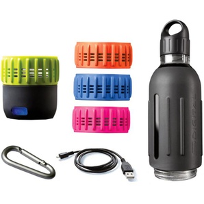 SDIGITAL Trinkflasche Spritz - Workout Kit, mit 360° Sound