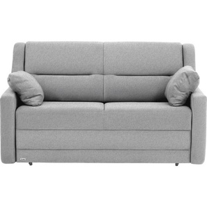 Sedda Schlafsofa, Grau, Textil, Uni, 2-Sitzer, 152x88x91 cm, Austria Gütezeichen, AZO-frei, Lederauswahl, Stoffauswahl, Schlafen auf Sitzhöhe, Hocker erhältlich, Rückenfutter, Kinder- & Jugendzimmer, Jugendmöbel, Jugendsofas