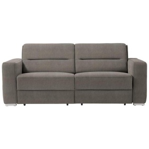 Sedda Schlafsofa, Grau, Textil, Uni, 2-Sitzer, 202x86x92 cm, Austria Gütezeichen, AZO-frei, Made in Austria, Stoffauswahl, Schlafen auf Sitzhöhe, einzeln ausziehbar, Kinder- & Jugendzimmer, Jugendmöbel, Jugendsofas