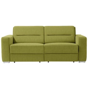 Sedda Schlafsofa, Grün, Textil, Uni, 2-Sitzer, 202x86x92 cm, Austria Gütezeichen, AZO-frei, Made in Austria, Stoffauswahl, Schlafen auf Sitzhöhe, einzeln ausziehbar, Kinder- & Jugendzimmer, Jugendmöbel, Jugendsofas