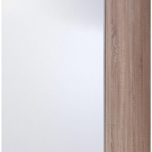 Seitenschrank FLEX-WELL Samoa Schränke Gr. B/H/T: 50cm x 200cm x 57cm,, weiß (weiß / sonoma eiche) (B x H T) 50 200 57 cm, für viel Stauraum