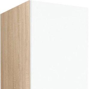 Seitenschrank KOCHSTATION KS-Eton Schränke Gr. B/H/T: 50cm x 200cm x 60cm, 2 St., weiß (weiß matt)