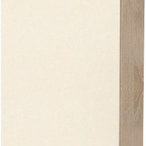 Seitenschrank WIHO KÜCHEN Kiel Schränke Gr. B/H/T: 50cm x 200cm x 57cm,, beige (front: magnolia, korpus: sonoma eiche) 50 cm breit, Höhe 200