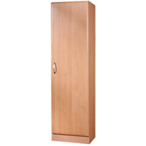 Seitenschrank WIHO KÜCHEN Prag Schränke Gr. B/H/T: 50cm x 200cm x 50cm, 1, braun (front: facette buche, korpus: buche dekor) Seitenschrank Schränke in 2 Tiefen