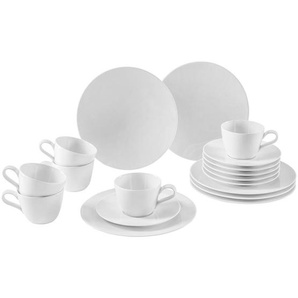 Seltmann Weiden Kaffeeservice Life, Keramik, 18-teilig, 240 ml,240 ml, 24x18.1x43 cm, Essen & Trinken, Geschirr, Geschirr-Sets, Kaffeeservice