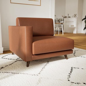 Sessel Cognac - Eleganter Sessel: Hochwertige Qualität, einzigartiges Design - 93 x 75 x 98 cm, Individuell konfigurierbar