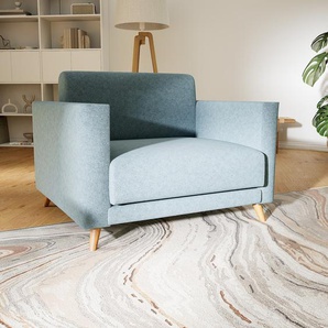 Sessel Eisblau - Eleganter Sessel: Hochwertige Qualität, einzigartiges Design - 105 x 75 x 98 cm, Individuell konfigurierbar